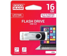 „GoodRam UTS3 Pendrive“, 16 GB (UTS3-0160K0R11)
