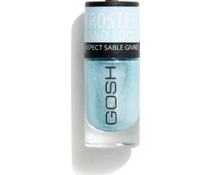 Gosh Glittery Matt Finish Nagų lakas 06 Frosted Soft Mėlyna, 8 ml