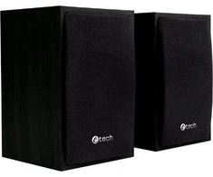Kompiuterio kolonėlės C-TECH Repro SPK-09, 2.0, medinis, USB