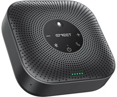 Konferencijų Garsiakalbis - EMEET OfficeCore M0 Plus 4-Mikrofonų Rinkinys, USB-C, Bluetooth, Juoda