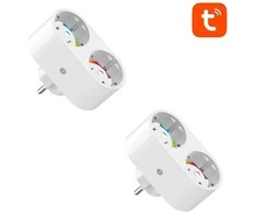 Dvigubas išmanusis kištukas „WiFi Gosund SP211“ (2 vnt. pakuotėje), 3500 W, „Tuya“