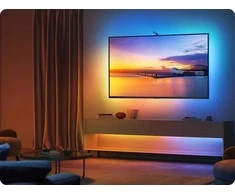 „Govee H6099 TV Backlight 3 Lite“ | LED foninis apšvietimas | 75–85 colių televizoriams, RGBICW, „Wi-Fi“ ir „Bluetooth“