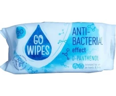 Go Wipes Drėgnos servetėlės GOWIPES Antibact D-Panthenol 60 vnt.