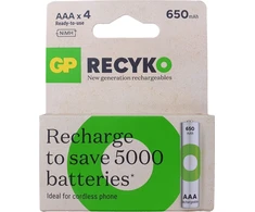 GP Akumuliatorius NiMH 650mAh bl/4vnt.