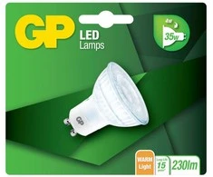 GP - LED lemputė, GU10, 4W (35W), 230lm