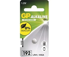 Šarminis mygtukų elementas GP 192F (LR41)