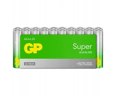 GP Baterija LR03 20 vnt.