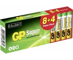 GP Baterija Super AAA / R03 12 vnt.