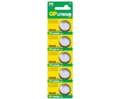 GP Baterija CR2450 610mAh 5 vnt.