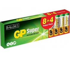 GP Baterija SUPER ALKALINE AA LR6 1.5V 12 SZTUK