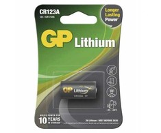 GP GP CR123A Lithium batteri, 3V, 1-pack