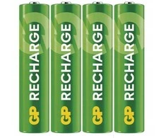 GP Recharge AA batteries 800mAh