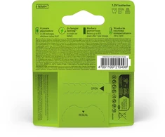 GP įkraunamos baterijos, AAA dydžio, 650 mAh, 4 vnt. pakuotė