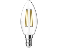 GP – LED lempos kaitinamoji mini žvakė, E14, DIM, 5W (40W), 470 lm