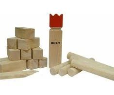 Bex Sport Lauko žaidimas Bex Kubb Original, raudonas karalius