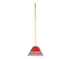 Grabie Plastikinis lapų grėblys, plotis 460 mm, 20 dantų, medinė rankena, 1300 mm (28)