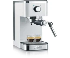 Slėginis kavos aparatas Graef ES 401, Espresso Kavos aparatas, 1.25 L, Malta kava, 1400 W, Pilkas