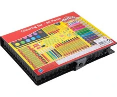Grafix Play Doh komplektas kredki pastelowe mazaki farbki 80 dalys
