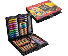 Grafix Play Doh komplektas kredki pastelowe mazaki farbki 80 dalys