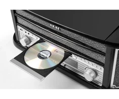 AKAI ATT-350CC - a record grotuvas with a CD and cassette grotuvas
