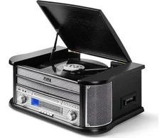 AKAI ATT-350CC - a record grotuvas with a CD and cassette grotuvas