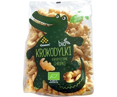 BIO CROCODILE CRISPS 80G GRANEX – NATŪRALIUS KURŪZŲ UŽKANDŽIAI