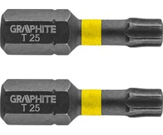 Smūginiai antgaliai GRAPHITE TX25 25 mm (2 vnt.)