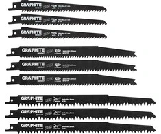 Graphite Stūmokliniai pjūklo diskai, HCS, 3 komplektas