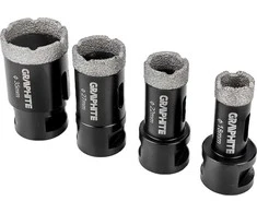 Grąžtas Graphite Karūnos 55H318 (18, 22, 27, 35 mm), 4 vnt.