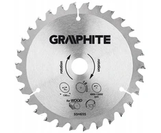Graphite Tarcza Widia pjūklo diskas 130 x 16 mm, 18 dantų