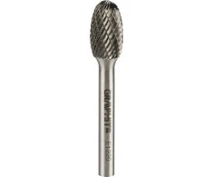 Metalo freza GRAPHITE 55H366 - ovali, 12x20 mm, kotas 6x45 mm