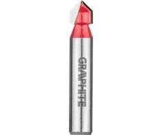 V formos frezavimo antgalis GRAPHITE 56H209 (8x8 mm)