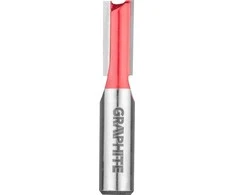 Frezavimo antgalis GRAPHITE 56H204: Tiesus, HM, 12x25 mm, kotas 12 mm