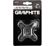 Graphite Klucz Universalus grąžtų griebtuvų raktas: 6, 9, 10, 13 mm