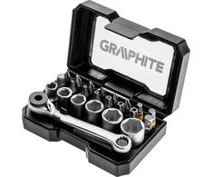 Graphite Galvučių kompl. 24 dalių, su kutais