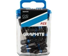 Smūginiai antgaliai GRAPHITE PZ3 25 mm (20 vnt.)