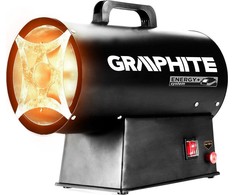 Akumuliatorinis dujinis šildytuvas GRAPHITE 58GE101 30KW, 18V, be baterijos