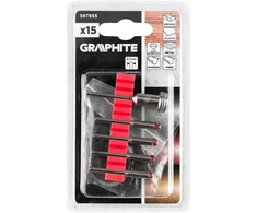 Graphite Rinkinys akcesoriów do miniszlifierki, 15 vnt.