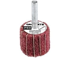 Ściernica Plokštelinis šlifavimo diskas su abrazyvine vilna, kotas 30 x 25 x 6 mm, P60