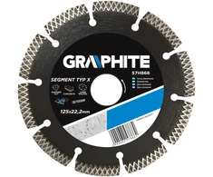 Tarcza Deimantinis diskas 230 x 22 mm, segmentuotas, lazeriu suvirintas, X tipo