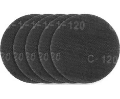 Siatka Šlifavimo tinklelis su lipdukais 180 mm, K120, 5 vnt. šlifuokliui 59G263