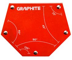 Spawalniczy Suvirinimo kampas GRAPHITE 45˚, 60˚, 75˚, 90˚, 135˚