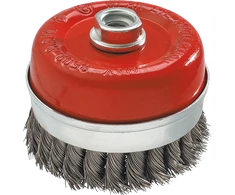 Sutvirtintas vielinis šepetys Graphite 65mm M14 INOX - 57H585