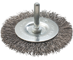 Szczotka Vielinis diskinis šepetys su velenu Graphite 50mm INOX - 57H601