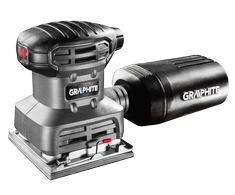 Graphite 220 W orbitinis šlifuoklis, pėda 104 x 112 mm