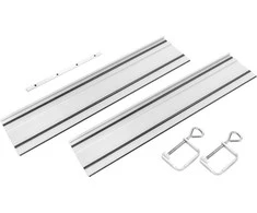Kreipiamieji bėgiai GRAPHITE 2 x 700 mm su jungtimi ir spaustukais