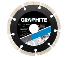 Deimantinis diskas GRAPHITE 57H617, 125mm. segmentinis
