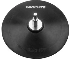 Graphite Grafitinis lankstus diskas (125 mm lankstus diskas su Velcro, fiksuotas)