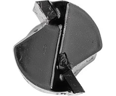 Frez Tiesus medžio pjaustytuvas, dviejų griovelių, kietmetalio, 12 x 25 mm, 8 mm kotas