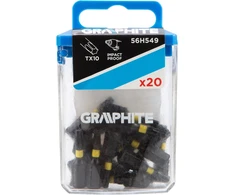Graphite TX10 x 25 mm smūginiai antgaliai, 20 vnt.